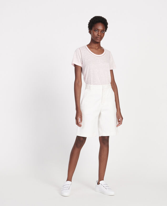 Camiseta de lino Primrose pink