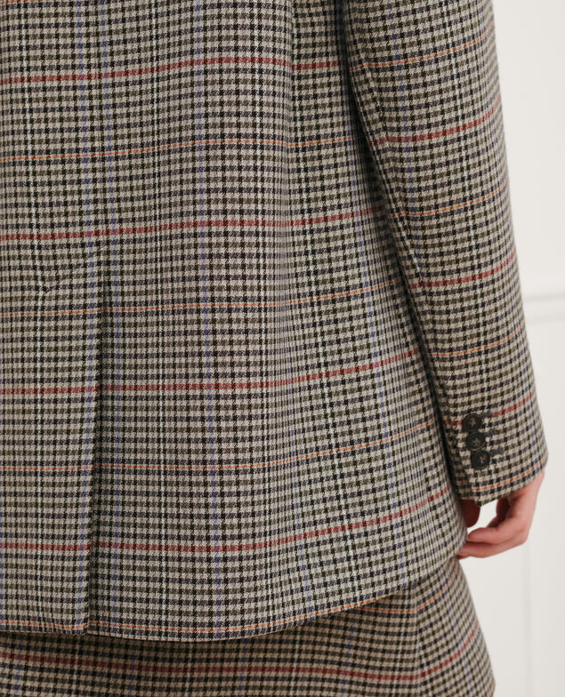 Chaqueta masculina de cuadros 8864 03 gray check