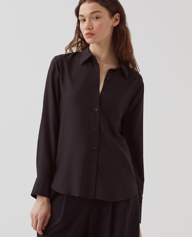 SIBYLLE - Camisa fluida H091 black beauty