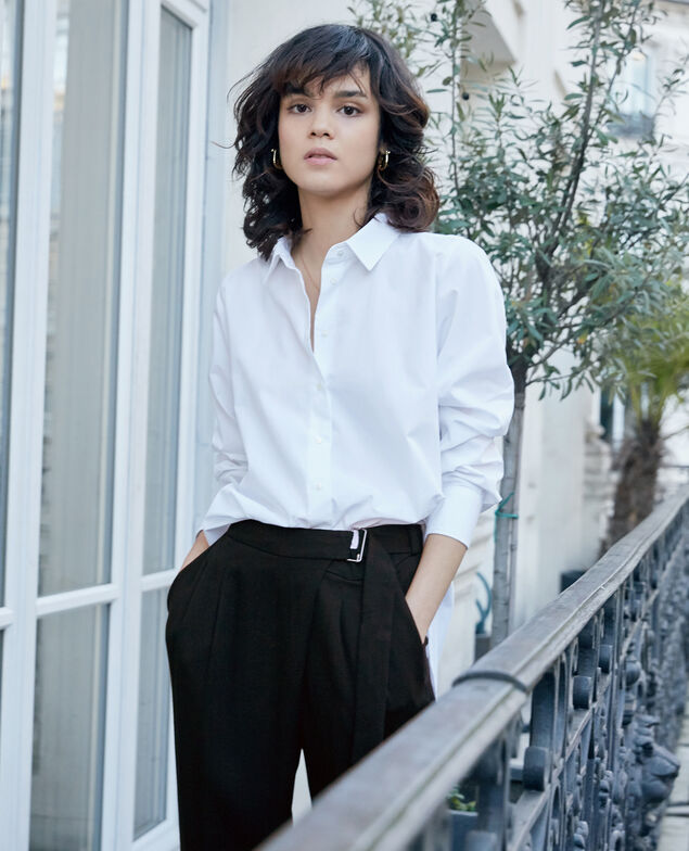 Camisa oversize Blanc
