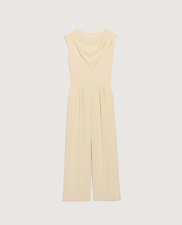 Mono de crepé satinado K300 ecru beige
