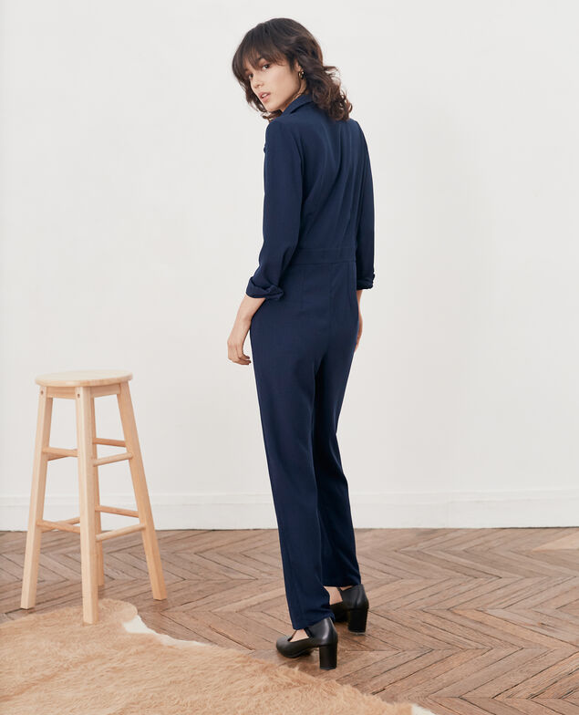 Mono camisa fluida Navy