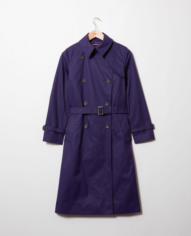 Trench atemporal  Evening blue