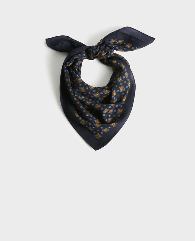Pañuelo de lana estampado Night sky