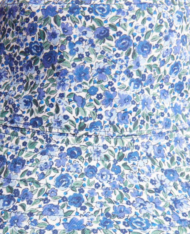 Bob reversible de flores 92 print blue