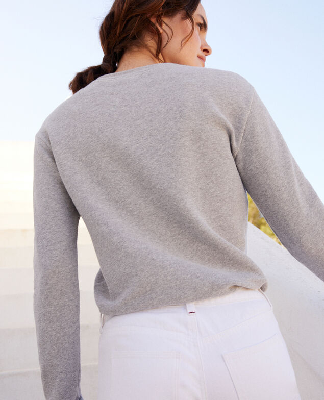 Sudadera con corazón Heather grey