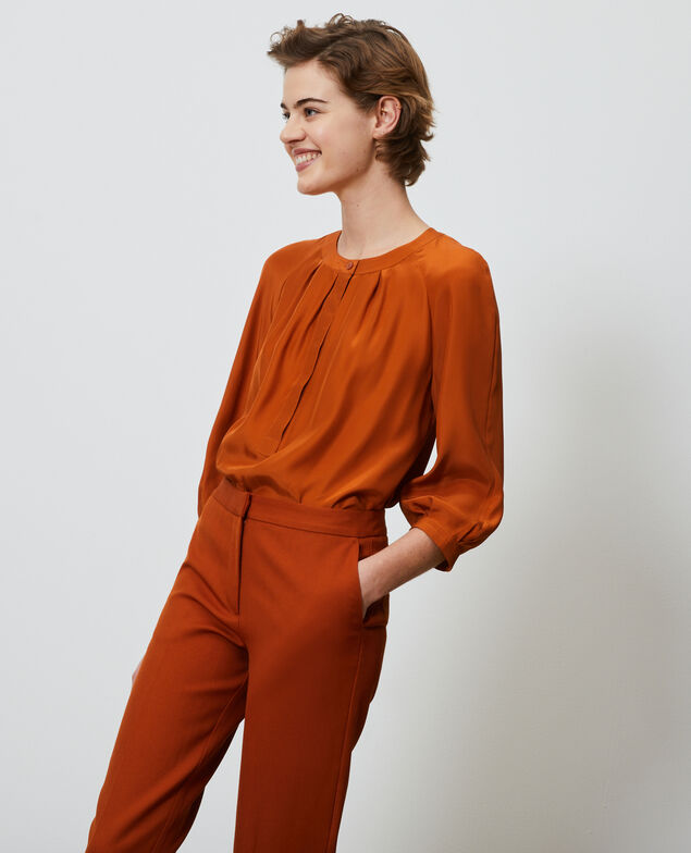 Blusa de seda amplia Umber