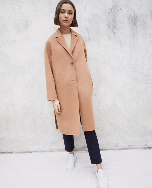 Abrigo de doble cara Caramel beige