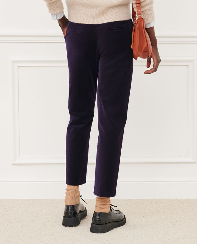 MARGUERITE - Pantalón cigarette 6040 purple