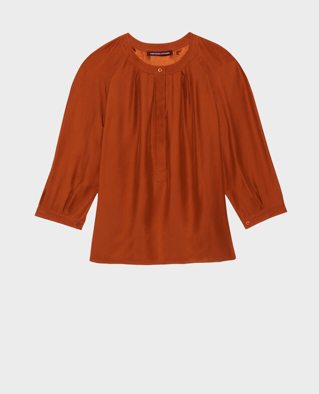 Blusa de seda amplia Umber