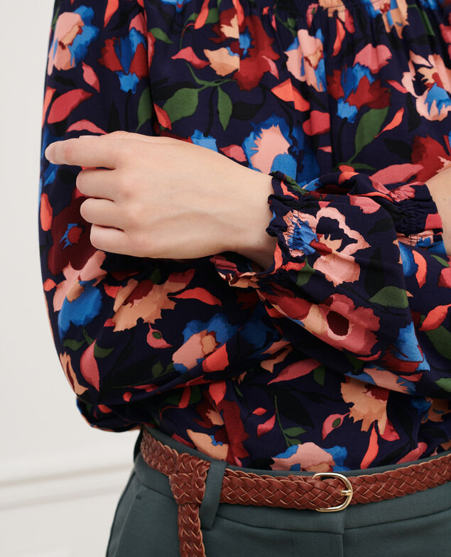 Blusa estampada 8858 69 navy print