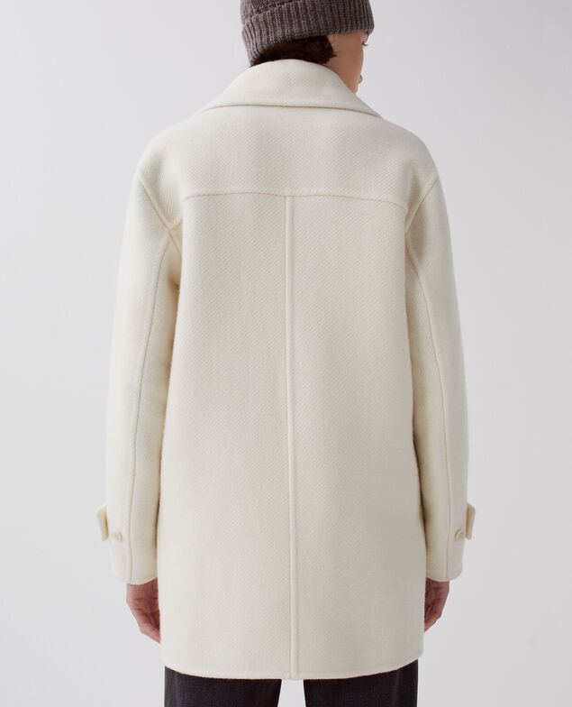 Chaquetón de longitud media I010 glass green beige