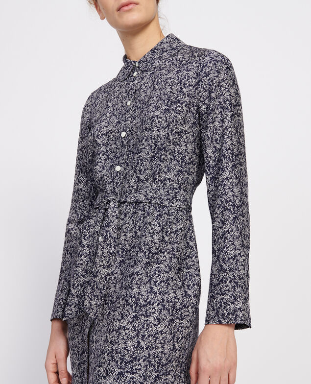 Vestido Feuillage maritime cream