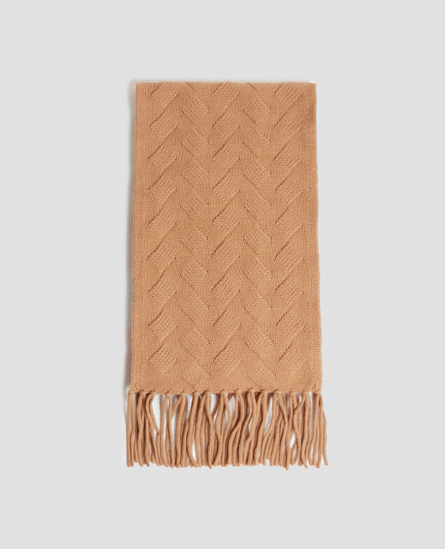 Bufanda de lana I321 camel