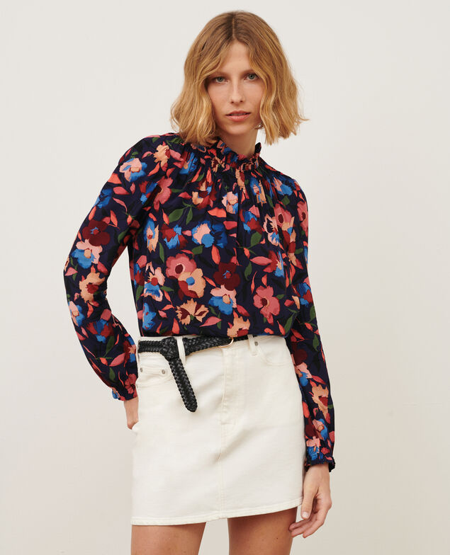 Blusa estampada 8858 69 navy print