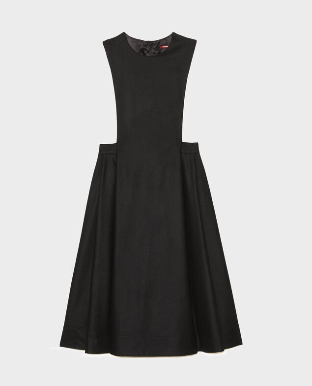Vestido pichi de lana Black beauty