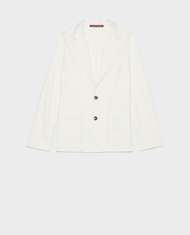 Blazer masculino de algodón y lino Gardenia