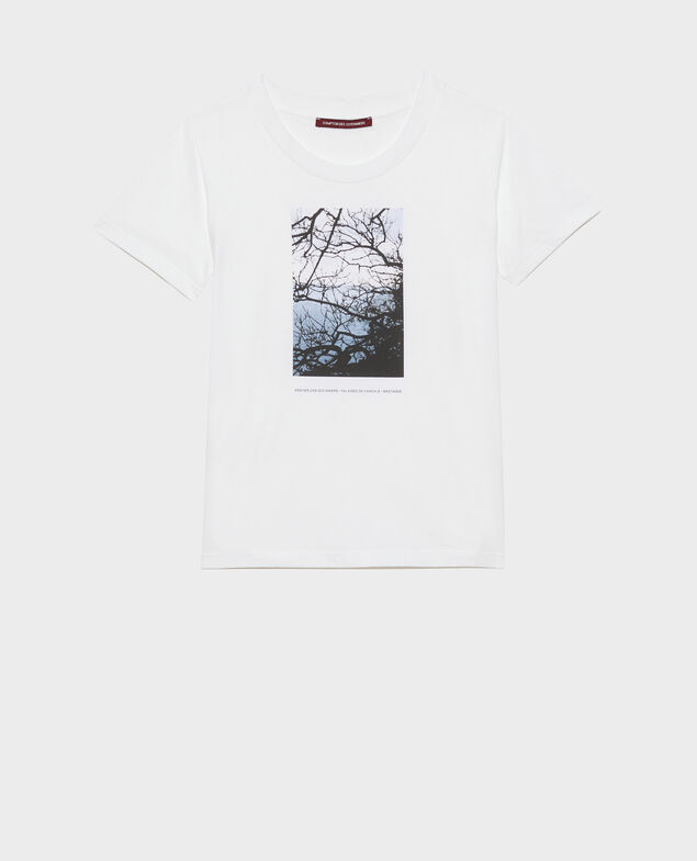 Camiseta de algodón manga corta Bretagne