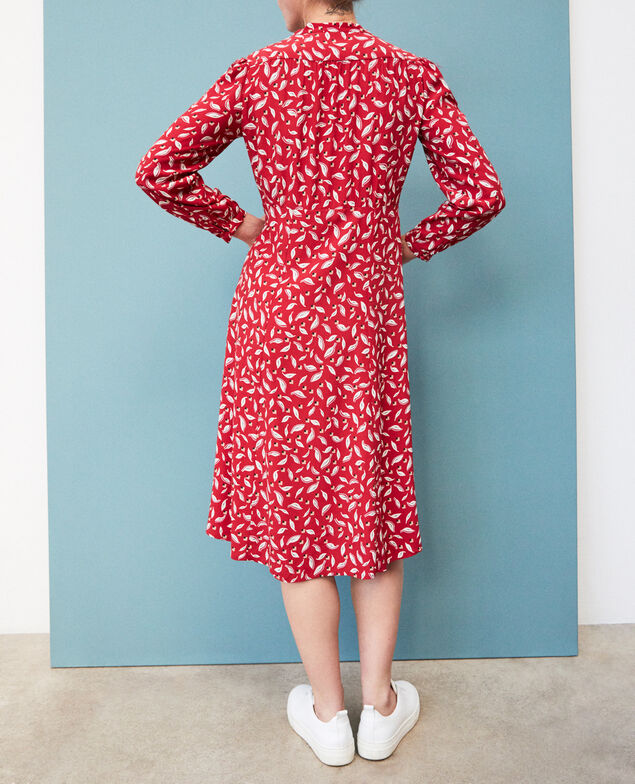 Vestido tipo túnica Earth red