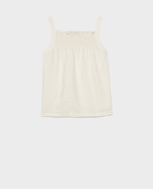 Top de  lino con tirantes Gardenia