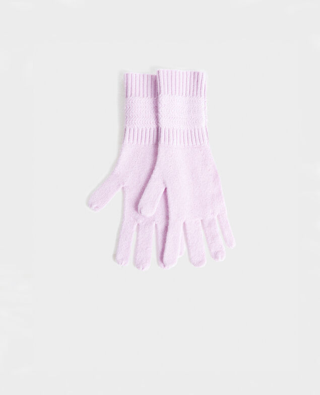 Guantes de cachemir Pastel lilac