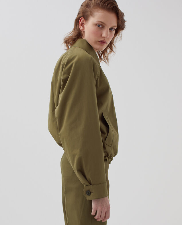 Cazadora corta H570 military olive