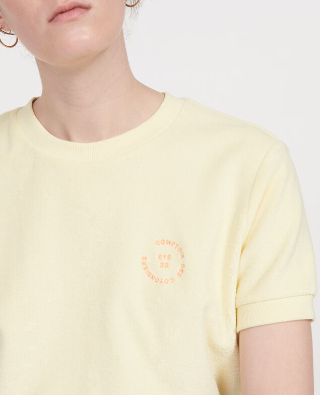 Camiseta de algodón Tender yellow