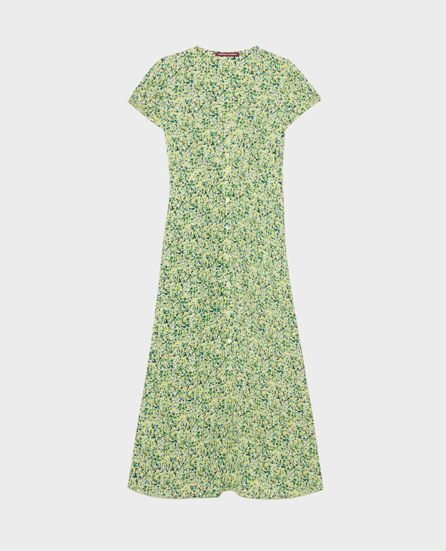 LUDIVINE - Vestido largo fluido 116 print yellow