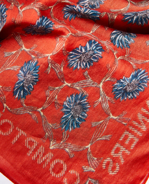 Bandana de algodón estampado Pureed pumpkin