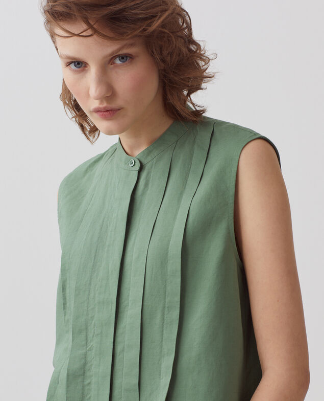 Blusa sin mangas H540 dark ivy