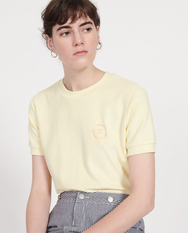 Camiseta de algodón Tender yellow