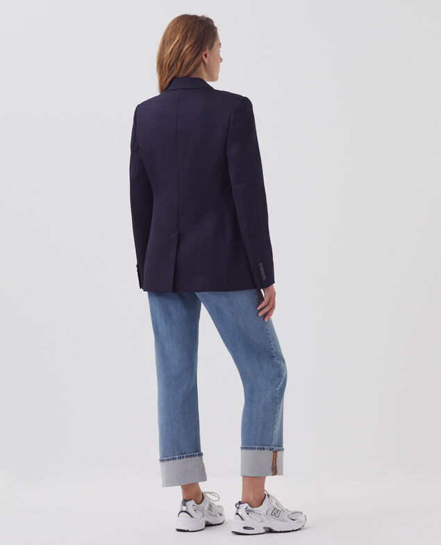 Chaqueta sastre de lana H695 night sky