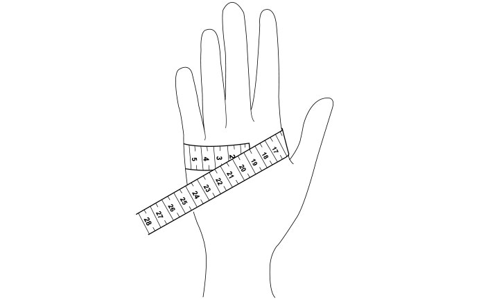 Guía de tallas para mujeres - Guantes