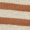 Jersey rayado de lino con cuello de pico H321 thin gratinato 4sju088l01