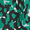 Blusa estampada fluida 0512 green cameo 3sbl044v18
