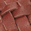 Cinturón ancho trenzado de cuero 4161c brandy brown 3sbe070