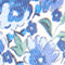 Bob reversible de flores 92 print blue 