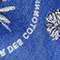 Bandana de algodón estampado Royal blue Noronille