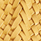 Cinturón ancho trenzado de cuero 0460 ochre yellow 3sbe070