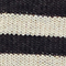 Jersey rayado de lino con cuello de pico H693 thin baritone 4sju088l01