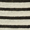 Jersey rayado de lino Stripes buttercream black Logron