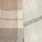 Bufanda de lana mezclada A007 white check 3wsc035