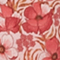 Falda cruzada corta de seda Art deco pink Palongue