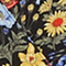 Parte superior estampada con escote cruzado Prairie black beauty Nachic